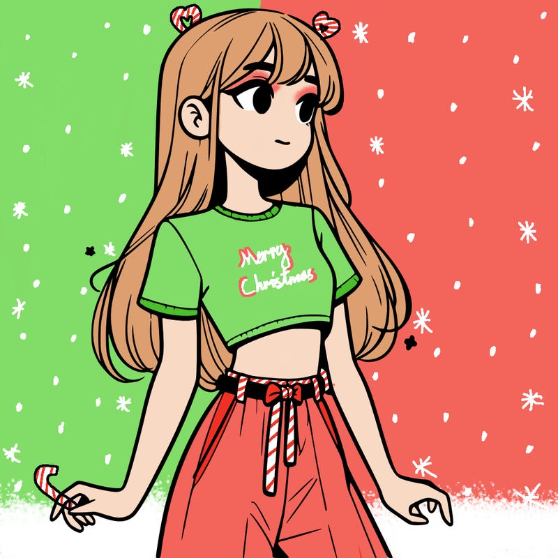 girl in a cute crop top