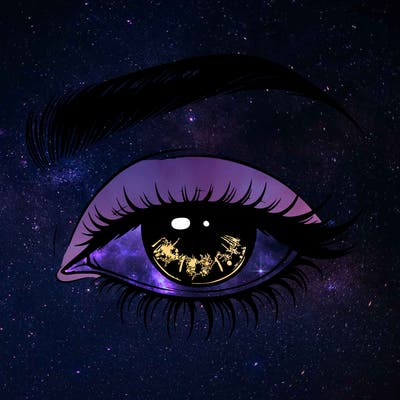 eye closed realistic