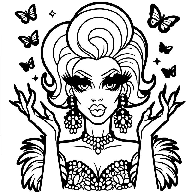 glam drag queen