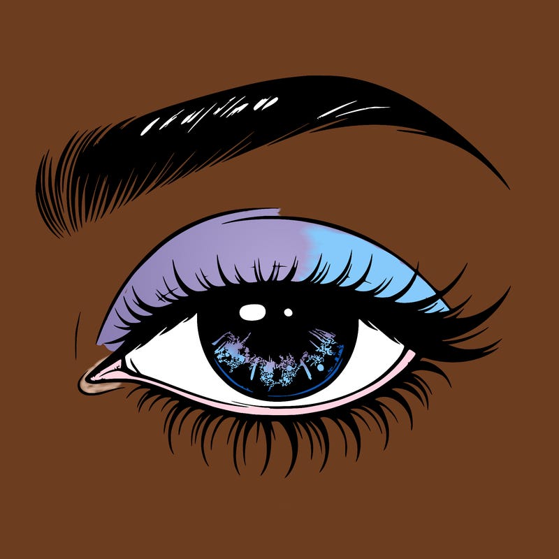 eye closed realistic