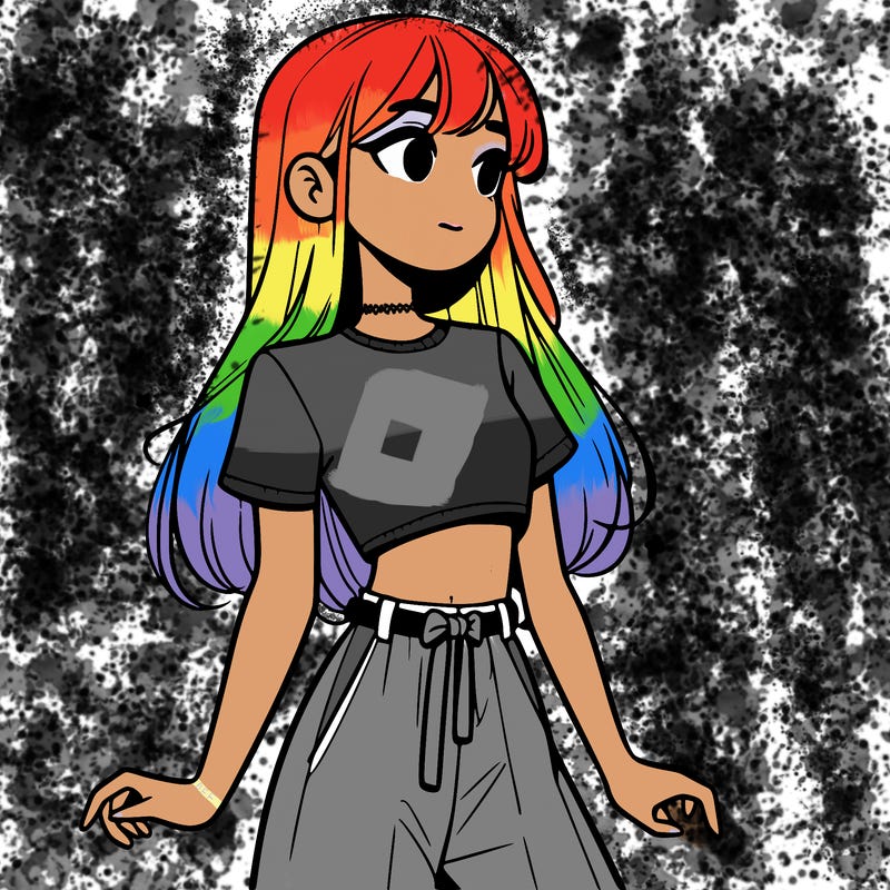 girl in a cute crop top