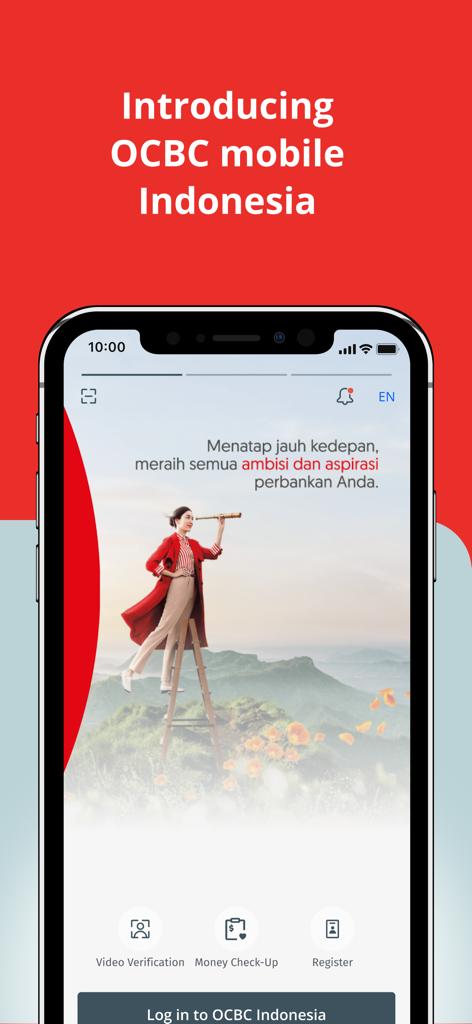 OCBC mobile Indonesia - OCBC mobile インドネシア銀行アプリの紹介画面