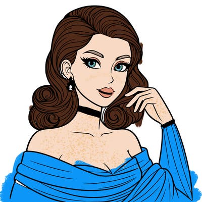 an elegant woman
