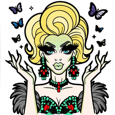 glam drag queen