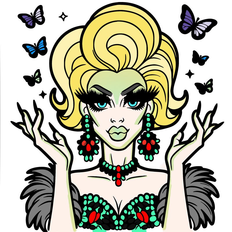 glam drag queen
