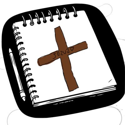 a blank sketch pad