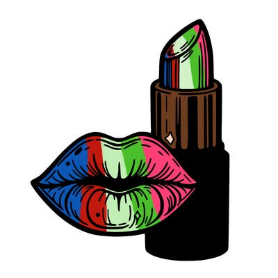 lips and lipstick