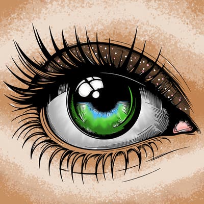 realistic eye