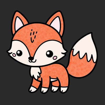 fox cute