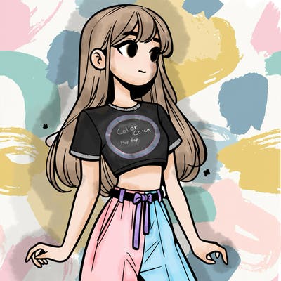 girl in a cute crop top