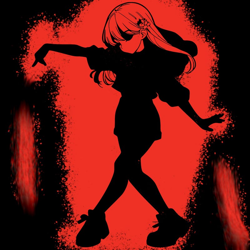 realistic girl danceing