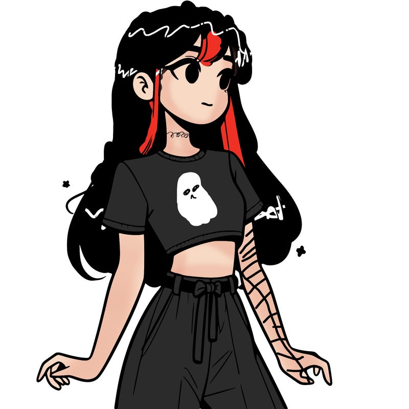 girl in a cute crop top