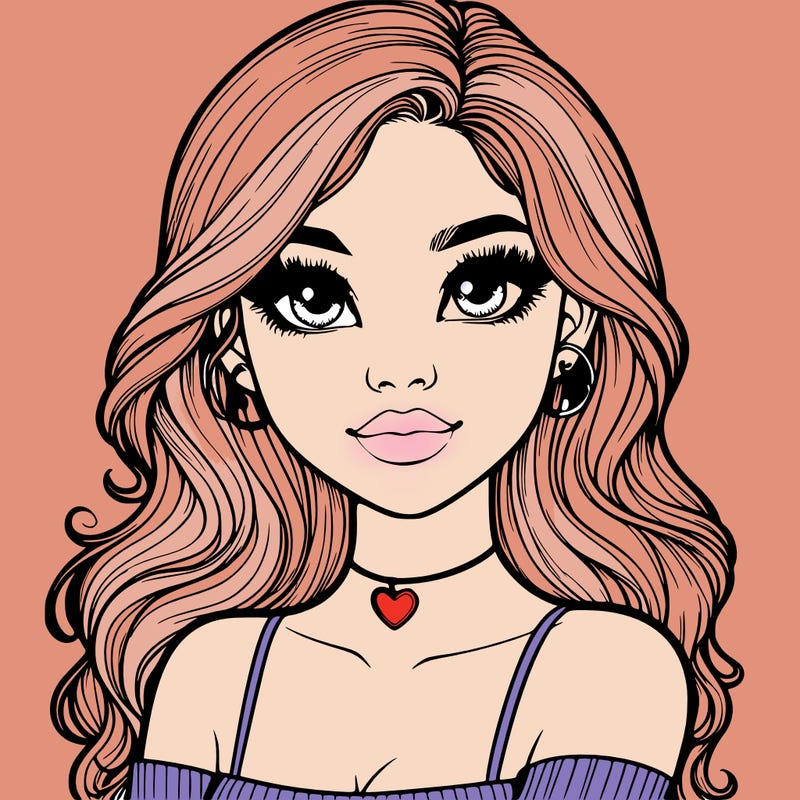 realistic pretty girl