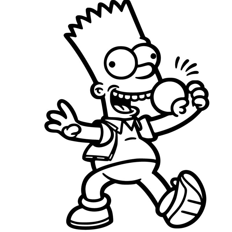 bart popping gum