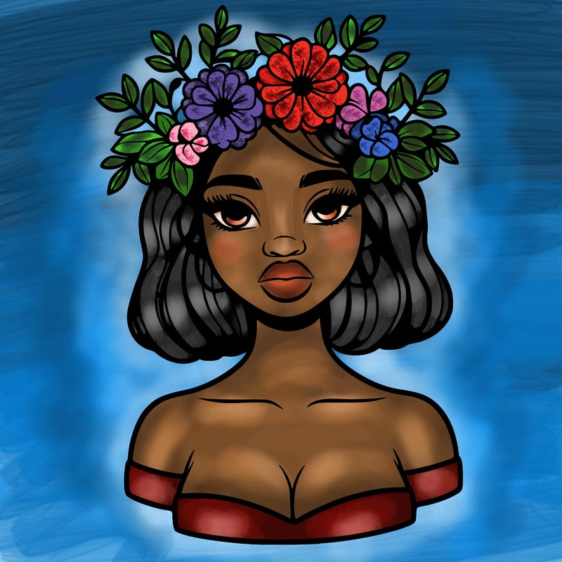 beautiful black people woman pretty girl