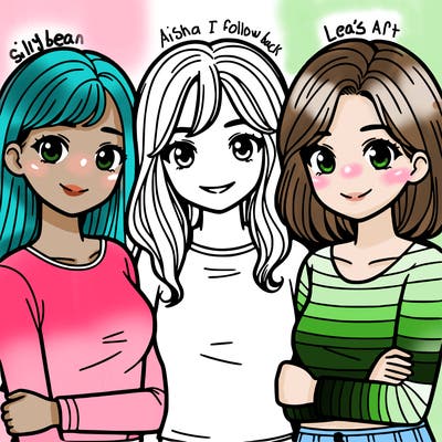 group of 3 female freinds