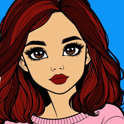 realistic girl whith cute eyes