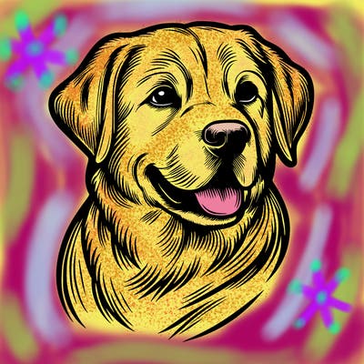 realistic dog