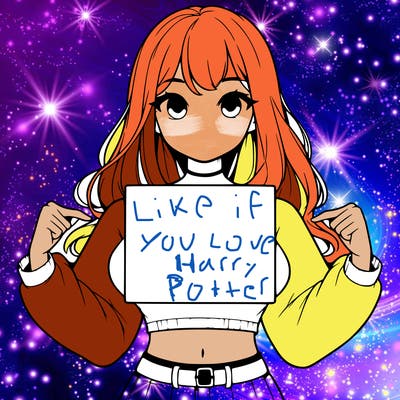 girl holding a blank sign in a long sleeve crop top