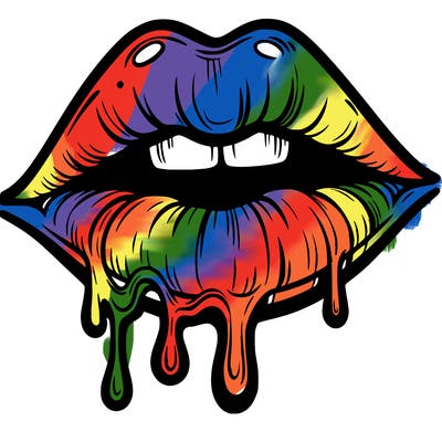 lips that look realistic and drip