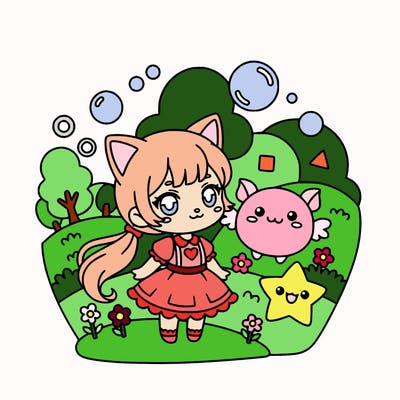 cute easy anamey detel