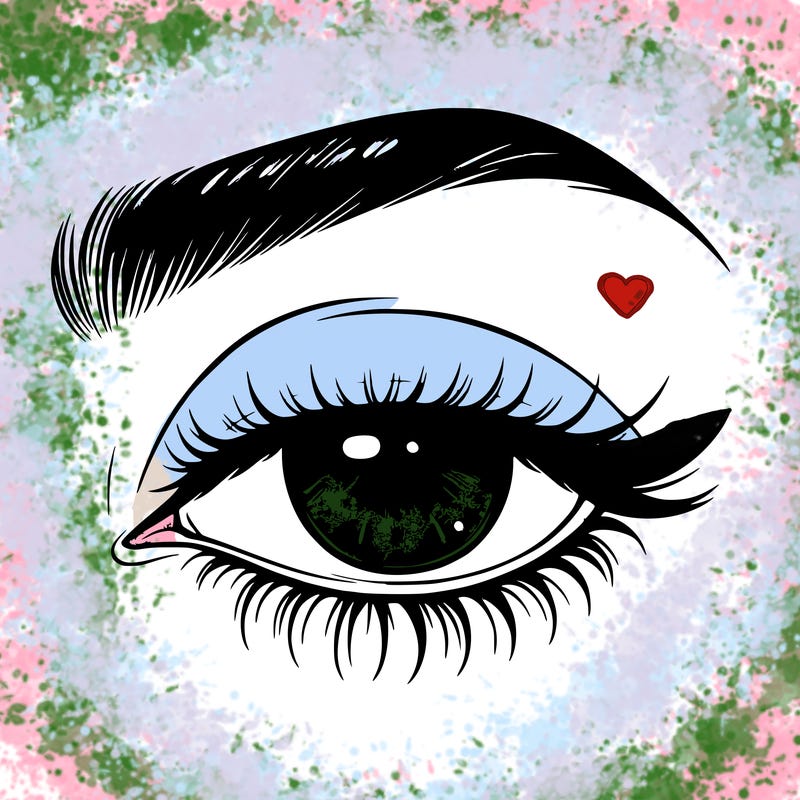 eye closed realistic