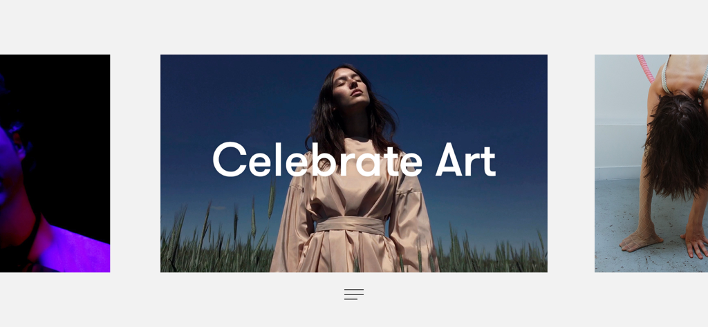 Nizo - Video Editor & Camera - The Nizo app interface featuring cinematic film frames and Celebrate Art text