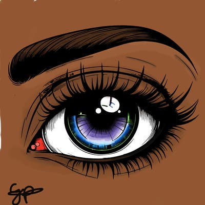 realistic eye