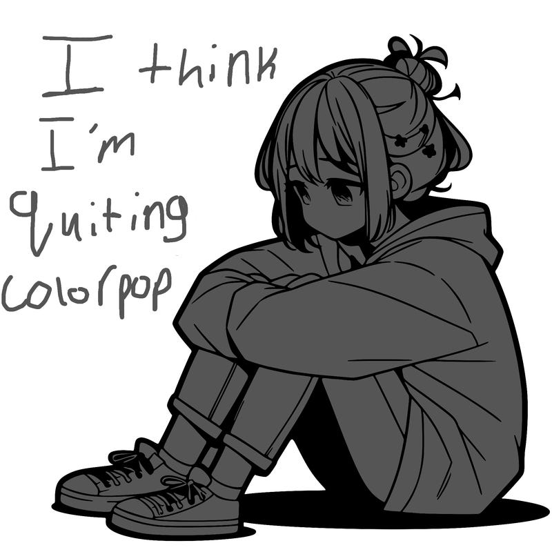 sad anime girl sitting alone