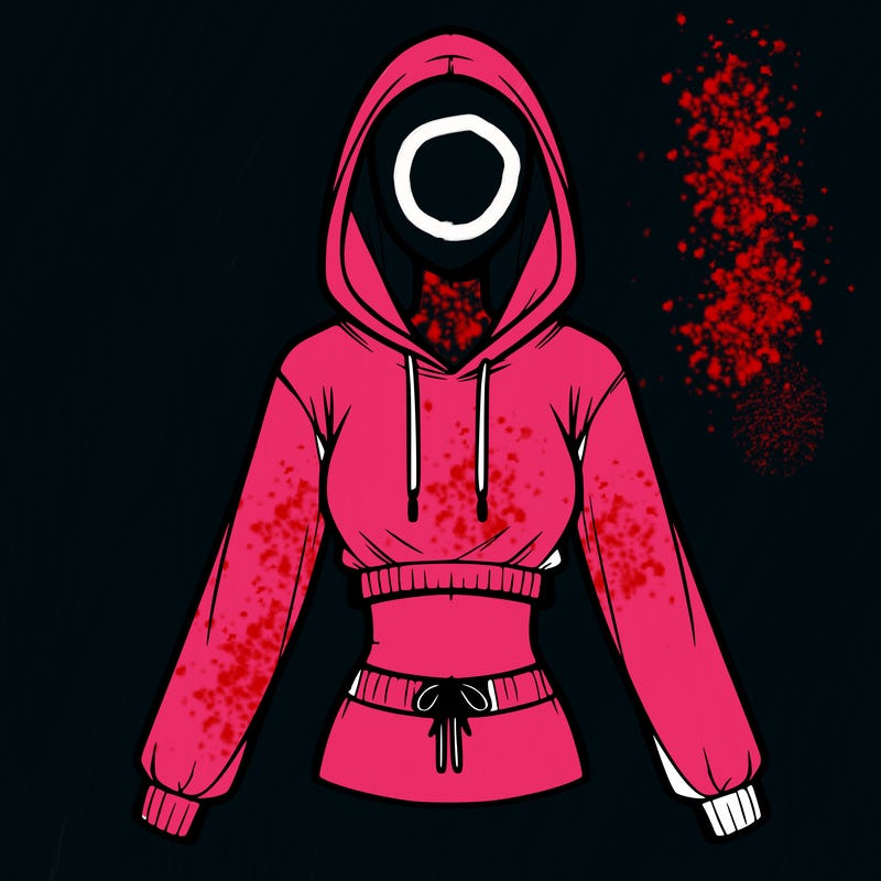 female hoodie. no body