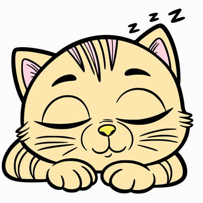 sleepy cat