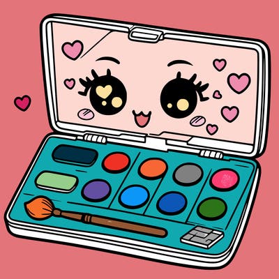 makeup pallet