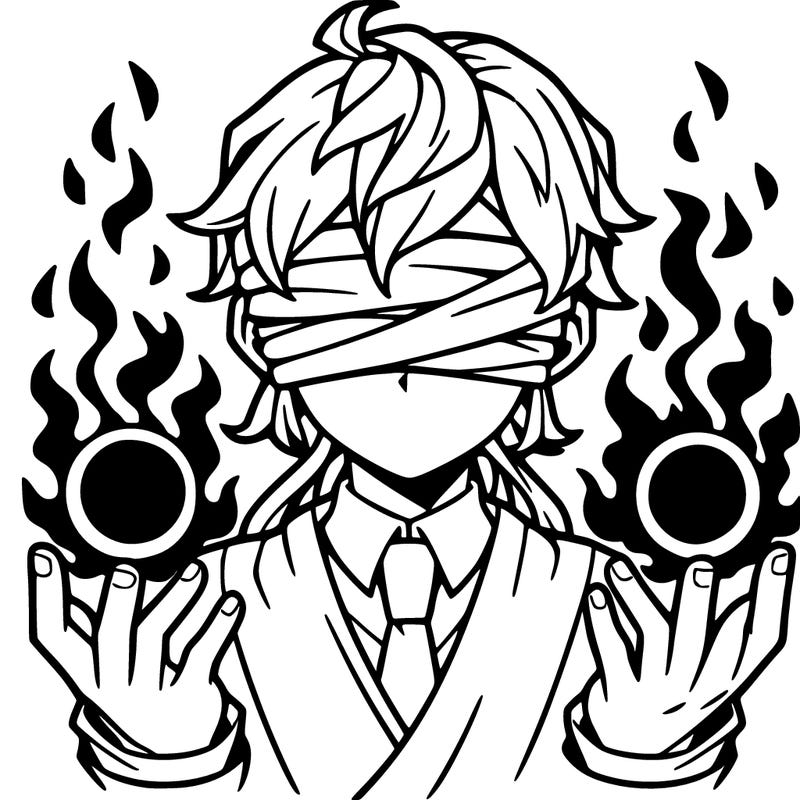 gojo satorou using hallow red hallow blue hallow purple