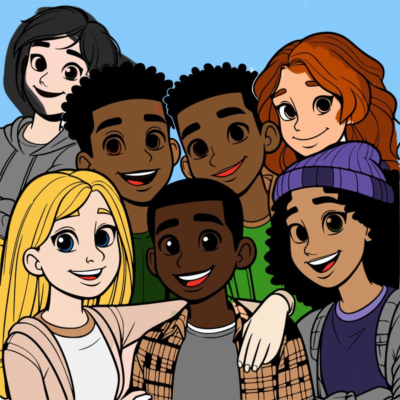 a mixed friend group