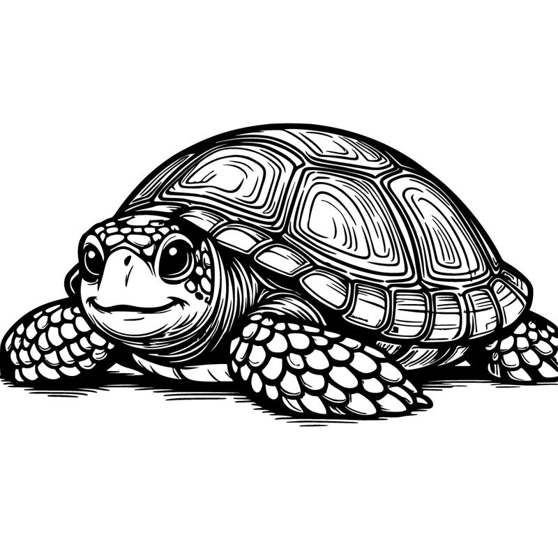 realistic turtle