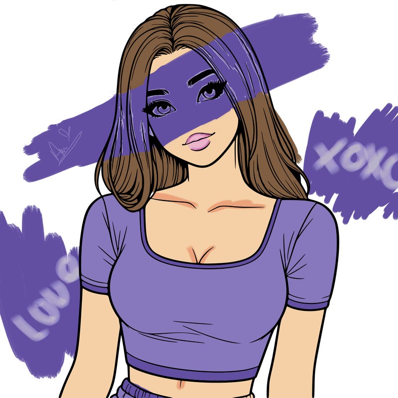 realistic girl with crop top