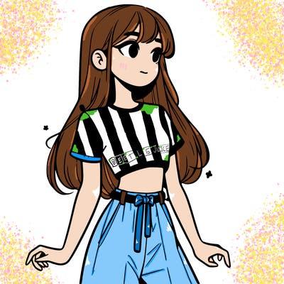 girl in a cute crop top