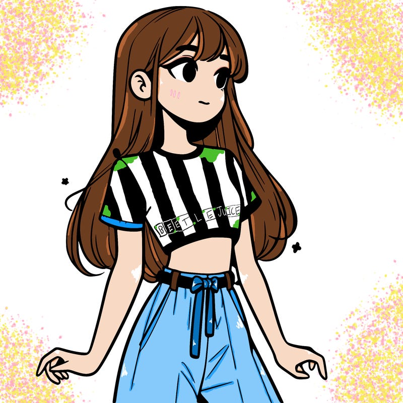 girl in a cute crop top