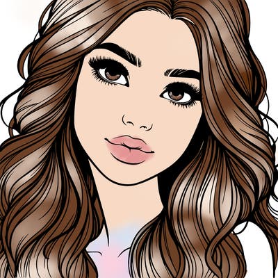 beautiful realistic girl