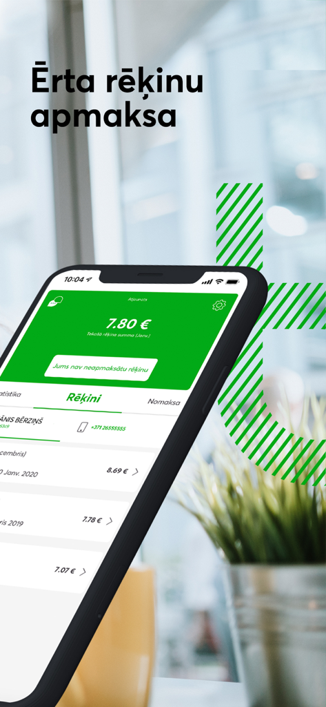 ManaBite - ManaBite app interface showing the bill payment section with invoice history and account balance