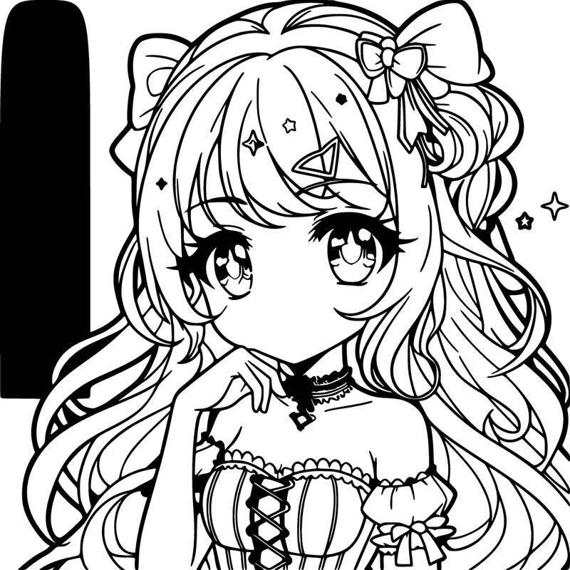 pretty anime princess