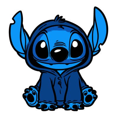 stitch in a dog costume