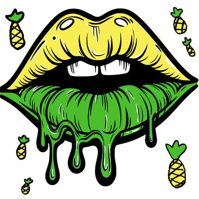 lips that look realistic and drip