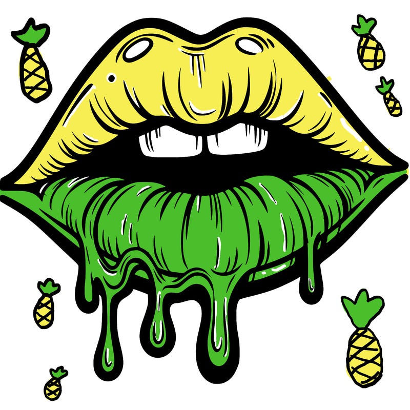 lips that look realistic and drip