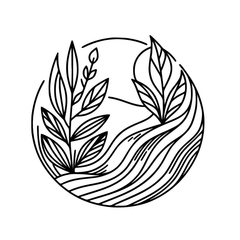 minimalist realistic abstract nature