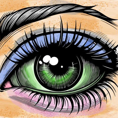 realistic eye