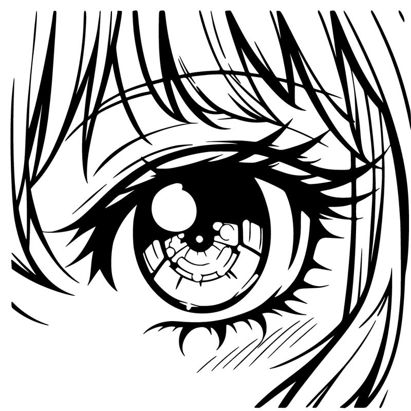 anime girl eye
