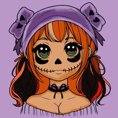 realistic girl halloween