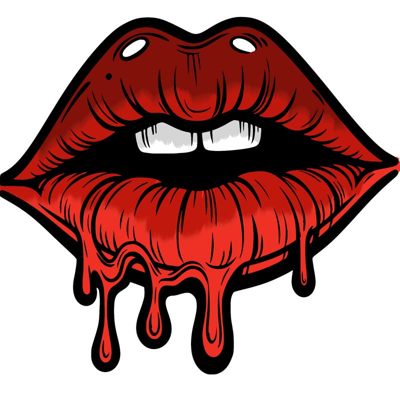 lips that look realistic and drip