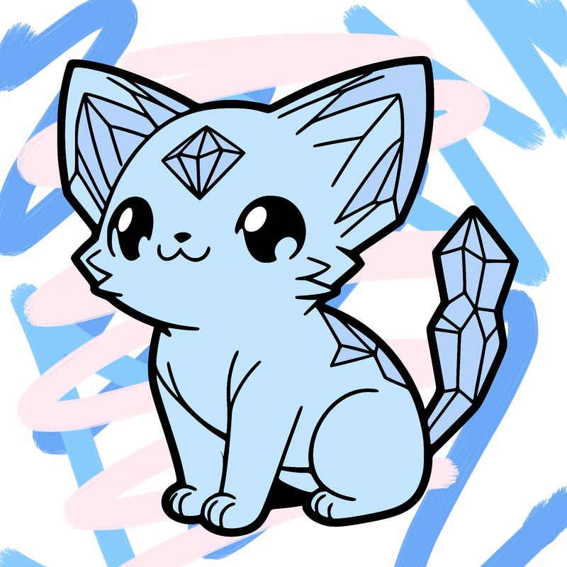crystal kitten